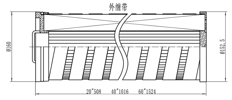 pall水濾芯外纏帶圖